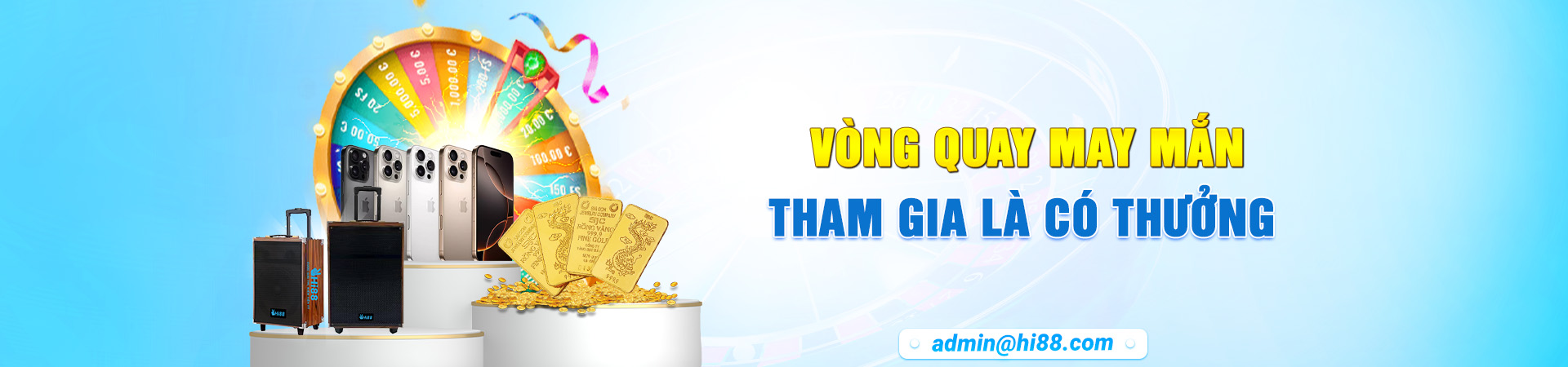 vòng quay may mắn hi88